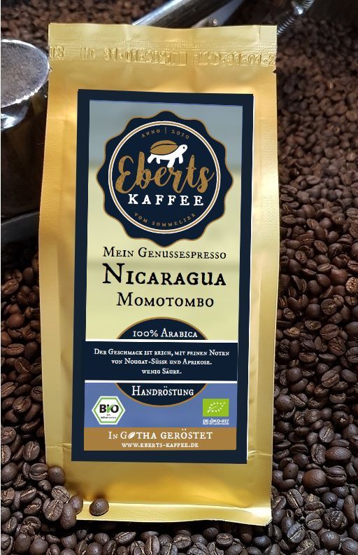 Espresso Nicaragua Momotombo JETZT IN BIO QUALITÄT  DE-ÖKO-037