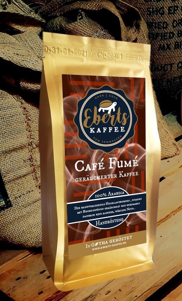 Café Fumé-geräucherter Kaffee
